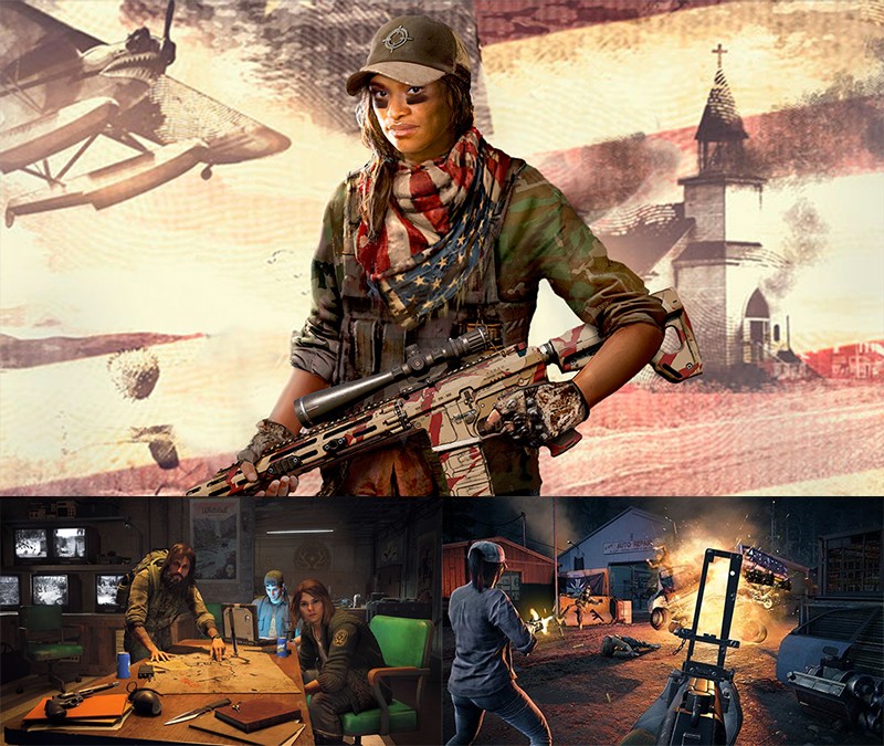 「Far Cry® 5」「傭兵」を雇って一緒に戦闘を行うことも可能