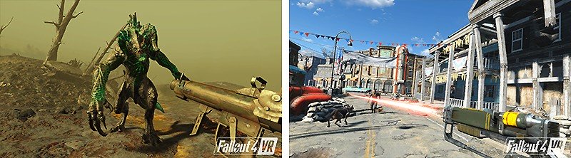 「Fallout4 VR」エンディングを迎えるまでに軽く数十時間以上はかかる原作『Fallout4』の世界をそのまま移植した作品
