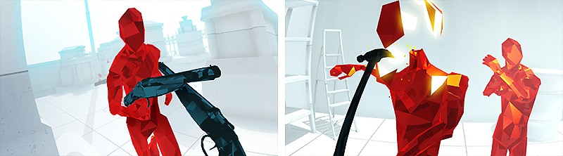 独自のアクション性が魅力の『SUPERHOT VR』