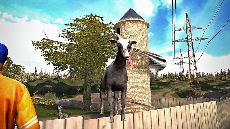オープンワールドでヤギを操作する『Goat Simulator』