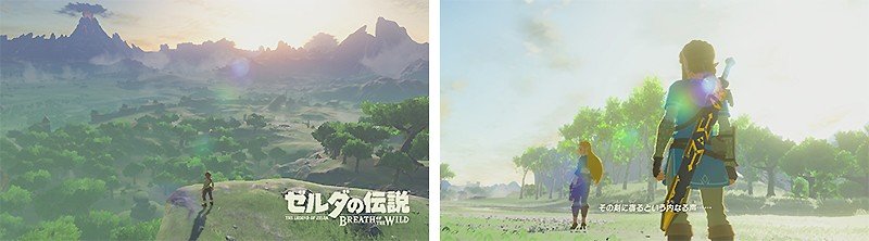 美しいグラフィックが魅力の『ゼルダの伝説 ブレス オブ ザ ワイルド』