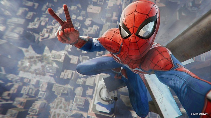 高低差のあるオープンワールドを探索できる『Marvel's Spider-MAN』