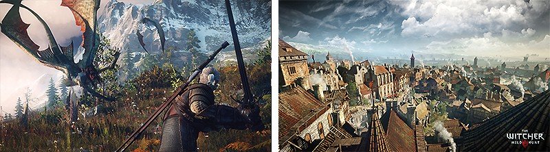 広大なオープンワールドを冒険できる『The Witcher 3: Wild Hunt (ウィッチャー3 ワイルドハント)』