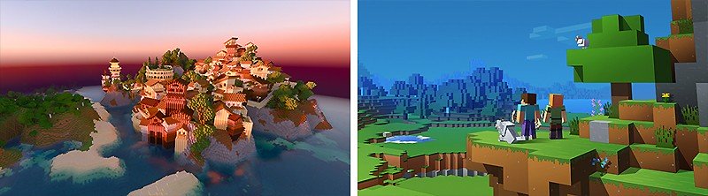 グラフィックが進化した『Minecraft (マインクラフト)』