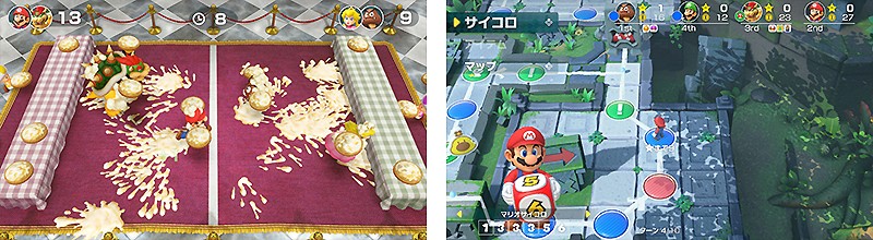 多彩なゲームが収録されている『スーパー マリオパーティ』