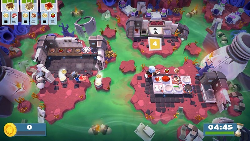 Switch向けのパーティーゲーム『Overcooked! -オーバークック 王国のフルコース』