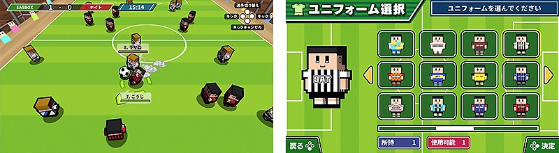 ハチャメチャなプレイが展開する『机でサッカー』