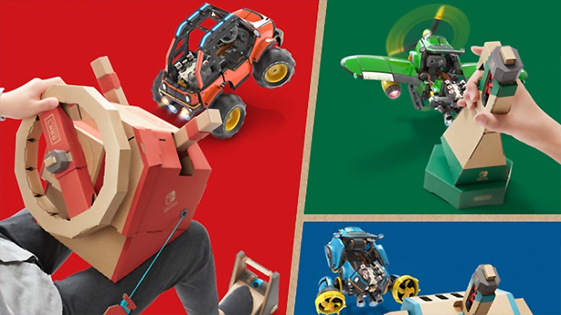 工作とゲームをドッキングした『Nintendo Labo Toy-Con 03: Drive Kit(ドライブ キット)』