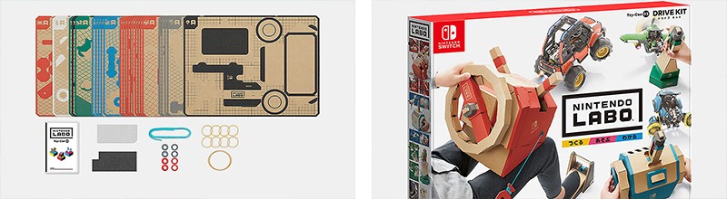 ダンボールでコントローラーを作る『Nintendo Labo Toy-Con 03: Drive Kit(ドライブ キット)』