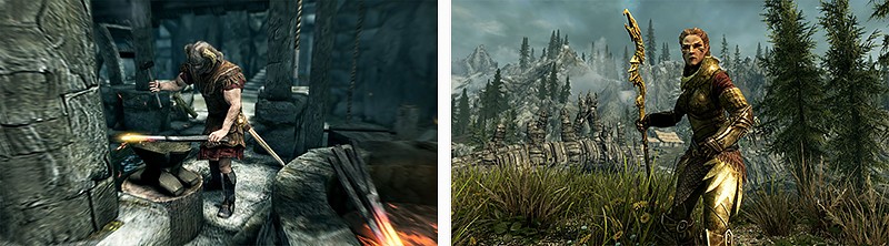 自由な世界を体験できる『The Elder Scrolls V: Skyrim』