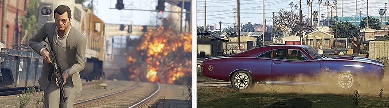 3人の主人公で遊べる『グランド・セフト・オートV (Grand Theft Auto V)』