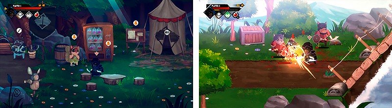 ゲームのプレイ画面