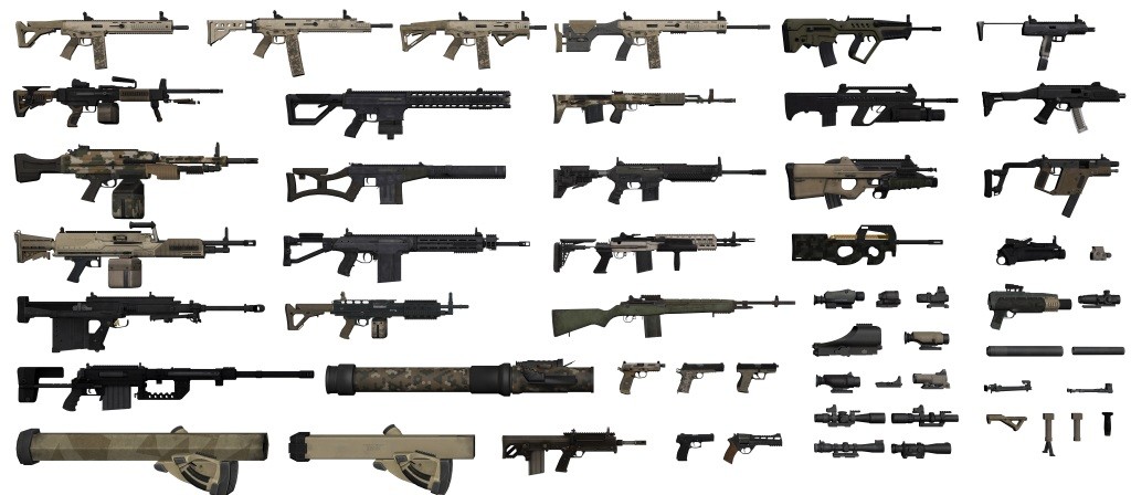 40種類以上もの武器！