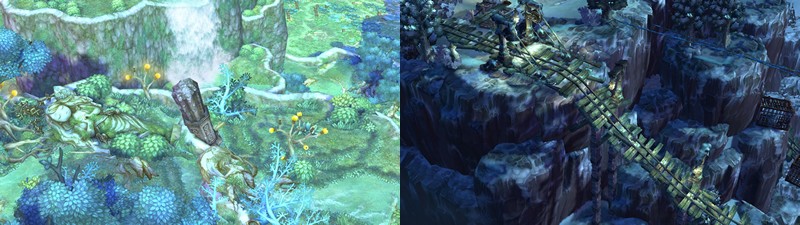 「ツリーオブセイヴァー（Tree of Savior/ToS）」の周りの風景も優しいタッチ