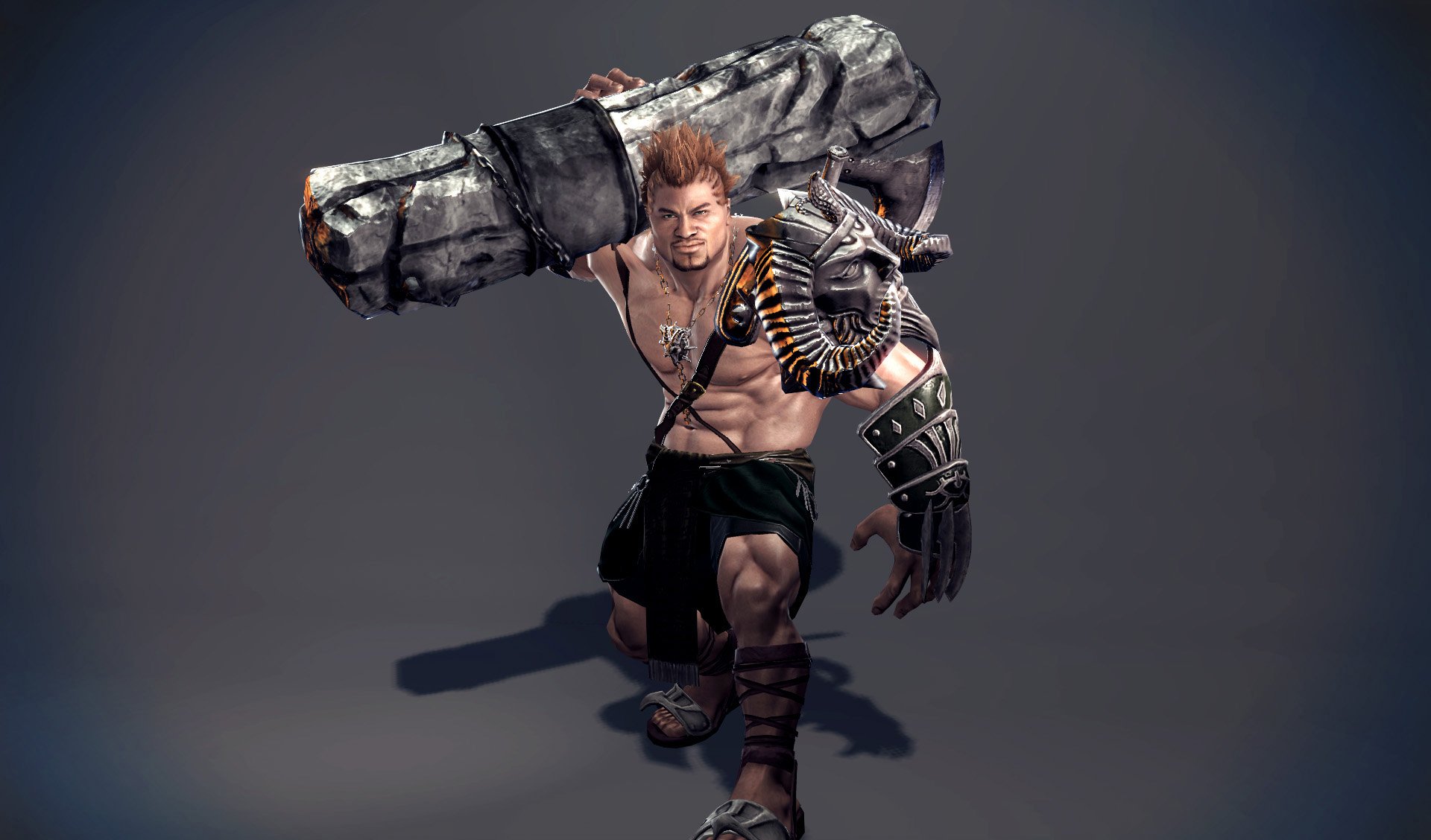 男性キャラクターはかっこいいパーツ