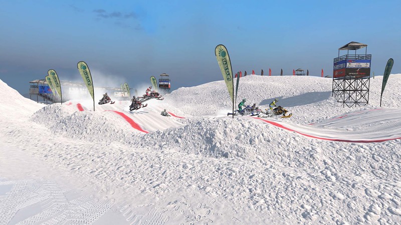 「Snow Moto Racing Freedom」雪山のグラフィック画像