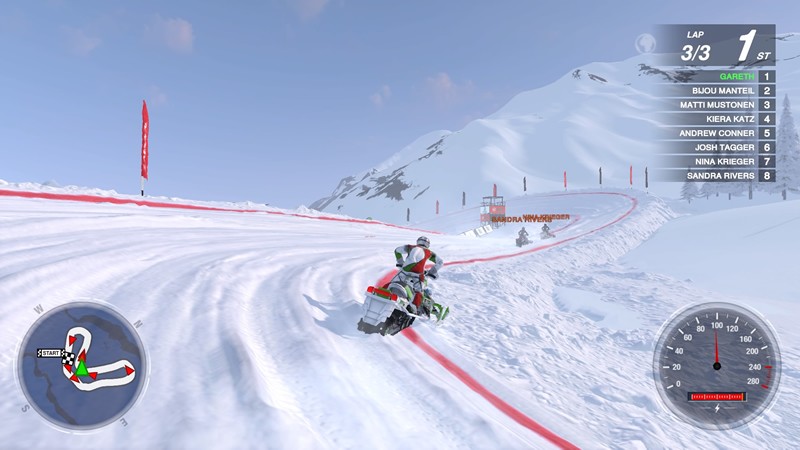 「Snow Moto Racing Freedom」マルチ対戦の画像①