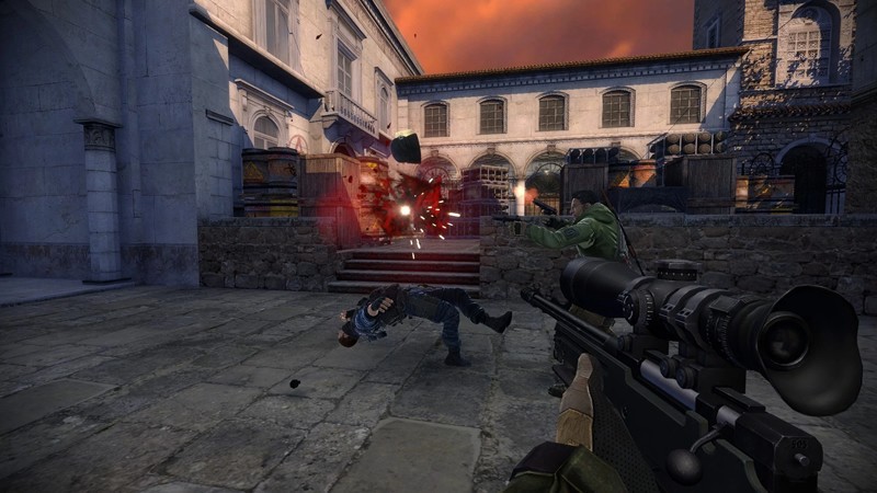 「CounterStrike2」銃撃で敵を倒す画像