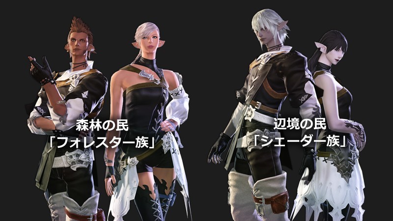 「FF14」エレゼン族（Elezen）の紹介画像