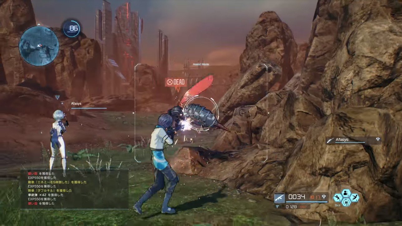 「SAO フェイタル・バレット」TPS初心者でも楽しめるように、射撃アシスト機能がついているので安心してプレイできる。