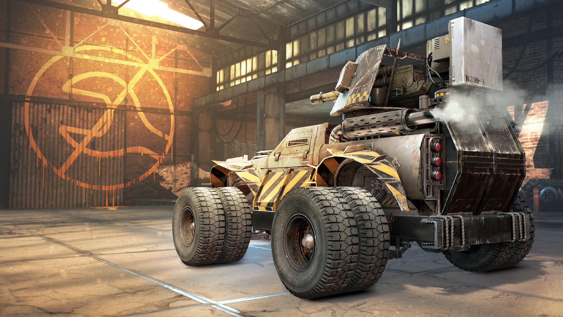 「CROSSOUT」「テストドライブ」で試しに動かすことができるので、まずは自分のマシンの乗り心地を確かめておこう。