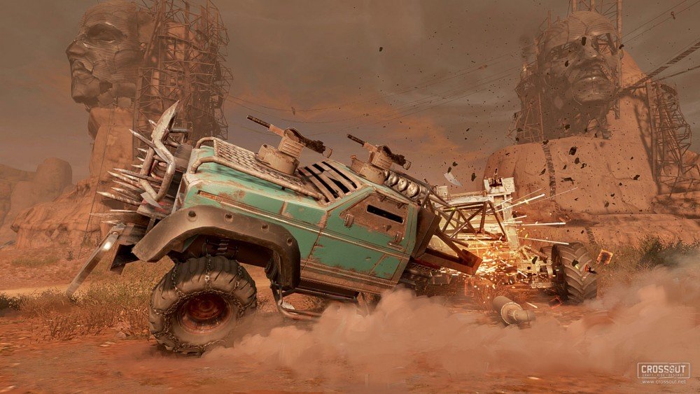 「CROSSOUT」自分のマシンを作り上げ破壊の限りをし尽くすのだ。