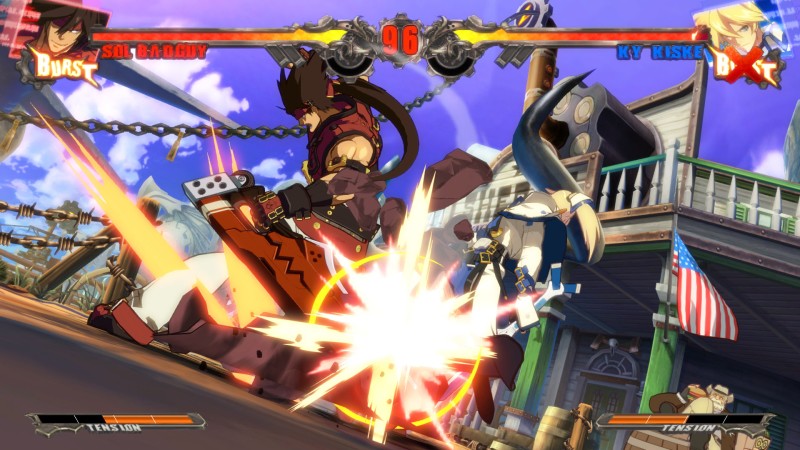 「GUILTY GEAR Xrd」バトル画面１