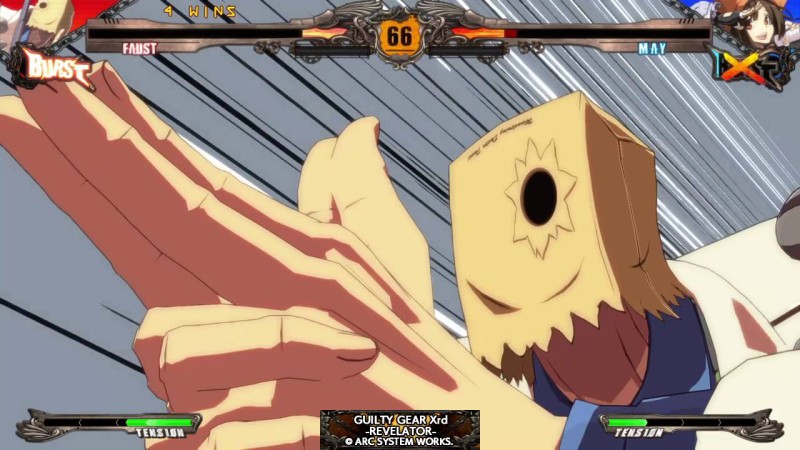 「GUILTY GEAR Xrd」バトル画面３