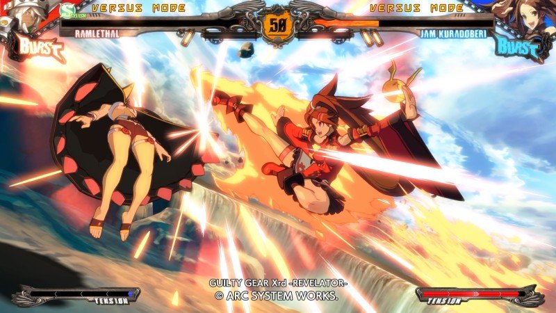 「GUILTY GEAR Xrd」バトル画面２