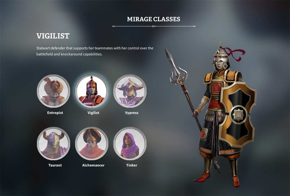 「Mirage Arcane Warfare」Vigilist（ヴィジリスト）