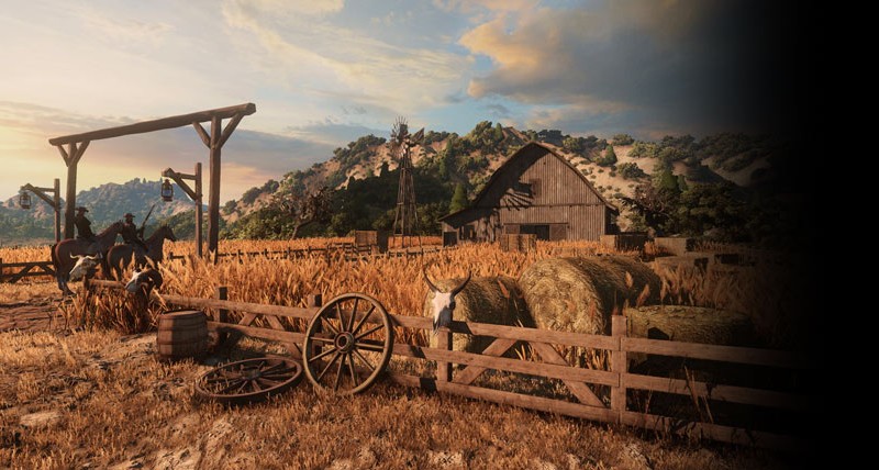 「Wild West Online」農家クランを作り外敵を監視し、近づく者は一掃するといった遊び方もできるわけだ。