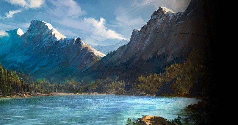 「Wild West Online」寒く、高い巨大な山を登るコンテンツ。