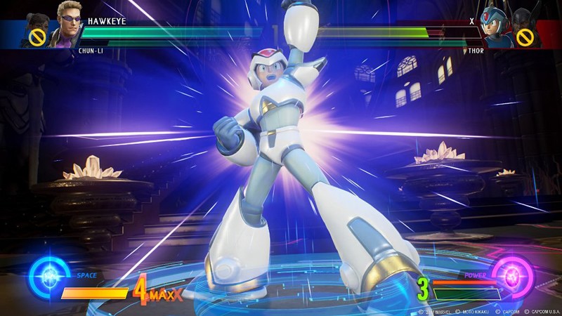 「MARVEL VS. CAPCOM: INFINITE」より簡単に圧倒的に戦闘に勝利することができるので、使い方次第でゲーム自体の進行を一気に左右する画期的な爽快アクションバトルを楽しめるぞ！