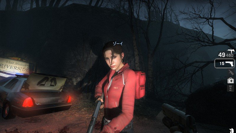 「Left 4 Dead」学生寮に引きこもるようになりホラー映画ばかりを見続ける生活を送っていて落第のピンチに陥っていた女学生のゾーイ。