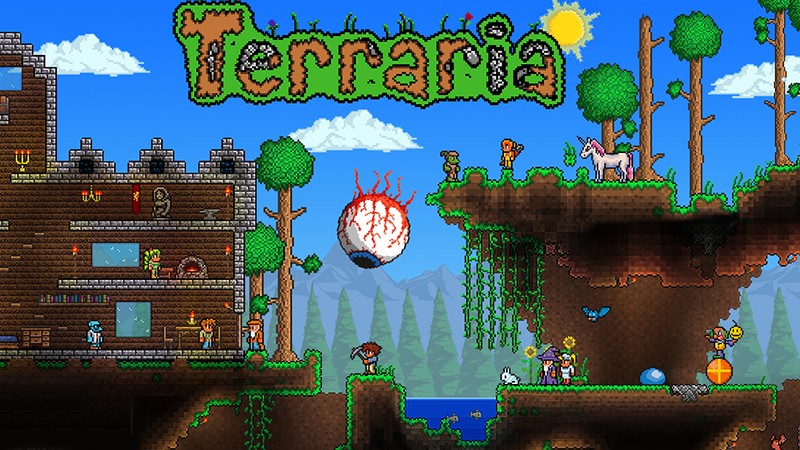 「Terraria」レトロなグラフィックと自由なクラフト要素が合体した傑作！