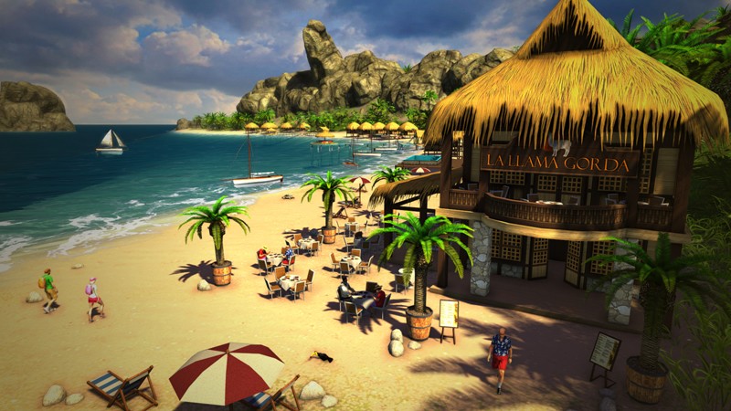 「Tropico5」海に建造物が立ち並んでいく光景は壮観なので、思う存分海洋開発を行っていこう。