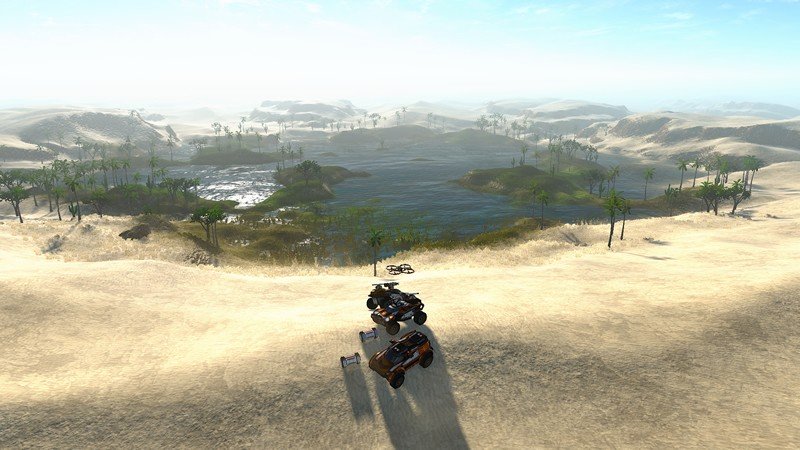 「Project 5: Sightseer」地球のような森林や砂漠を探索車両で縦横無尽に走り回れる！
