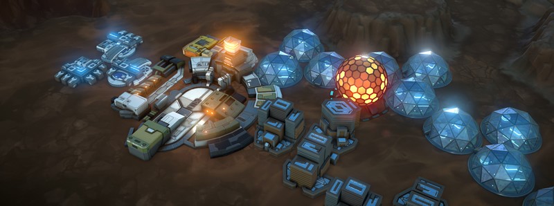 「Offworld Trading Company」リアルタイムで会社の経済の動向に注目して収益を上げてライバルを買収していくゲームだ。