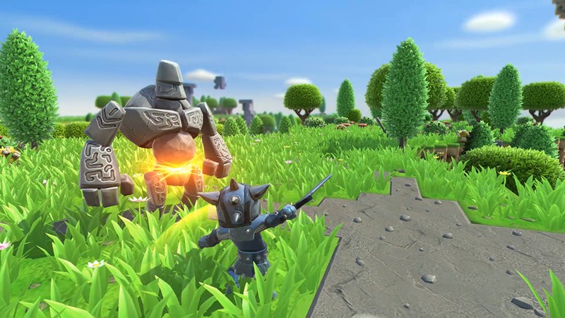 「Portal Knights」これはアクション要素を強めつつサンドボックスの利点を活かした素晴らしいゲームバランスだと評価されるべきところである。