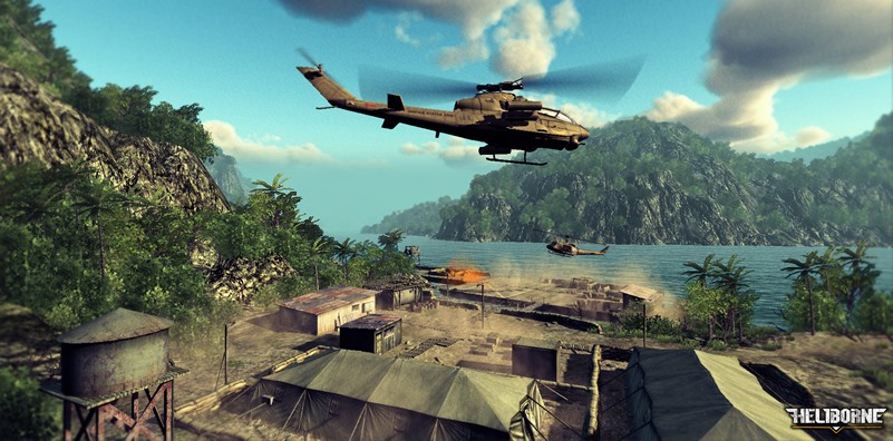 「Heliborne」一旦自軍のヘリポートに戻り、再度弾薬とミサイルを装填する必要があるぞ。