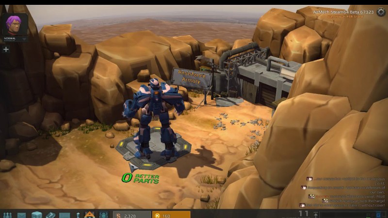 「エアーメカ・ウェストランド(AirMech Wastelands)」スクリーンショット