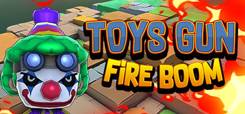 「Toys Gun Fire Boom」3Dの浮遊するブロックの上でカジュアルアクションで対戦！