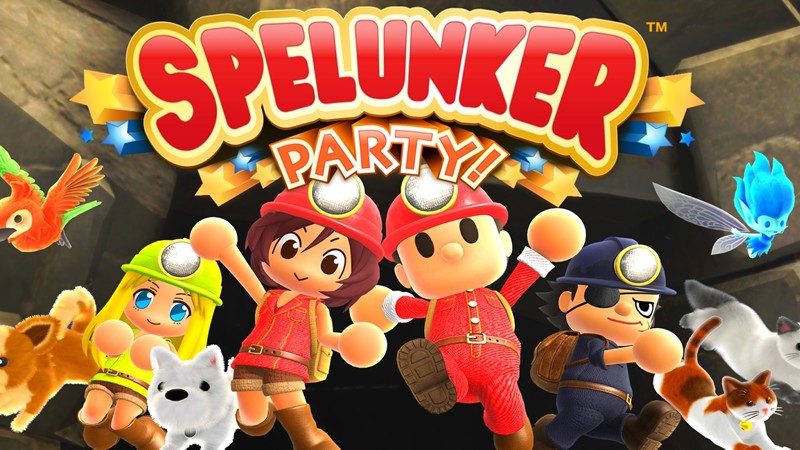 「Spelunker Party!」探検家となって3Dの洞窟を探検する2Dアクションゲーム！