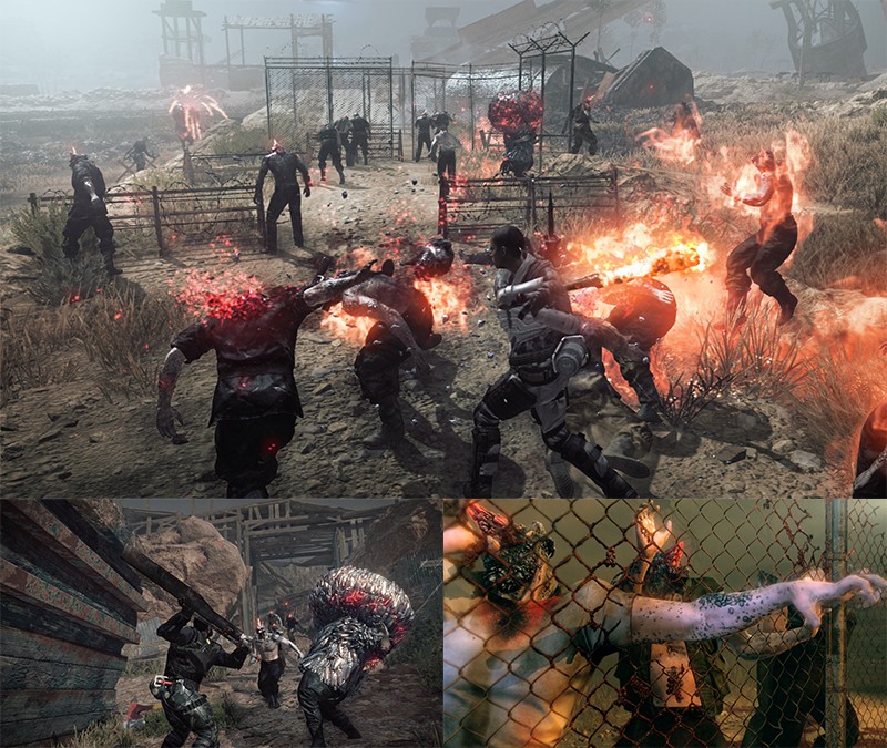 「METAL GEAR SURVIVE」異世界を覆う「霧」の中からやってくる不気味なクリーチャーたちだ。