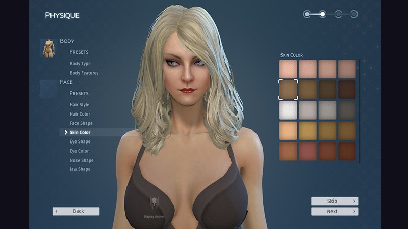 「Skyforge」特に女性キャラクターは胸パーツが大きさに比例した「揺れ」に対応しており芸が細かい。