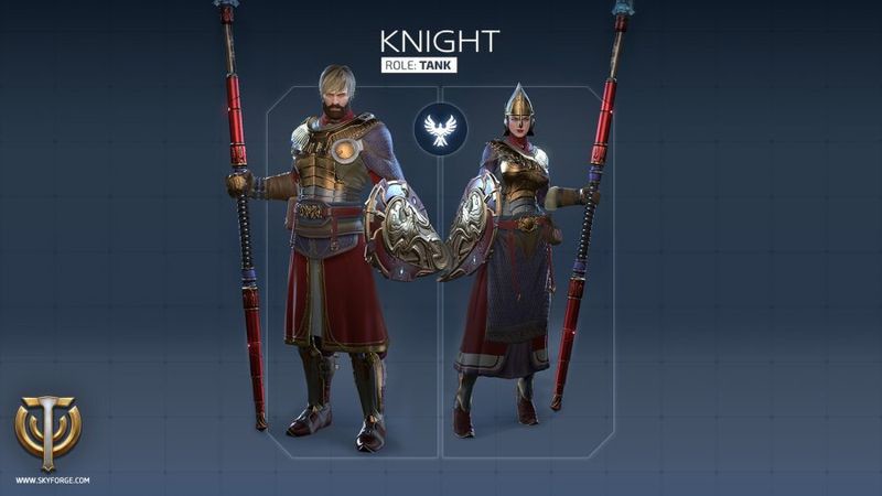 「Skyforge」タンク役に向いている「ナイト（Knight）」