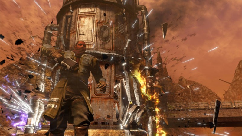 レア B2大 ポスター　レッドファクション  ゲリラ 感じて! この破壊のカタルシス - PS3/Xbox 360『Red Faction