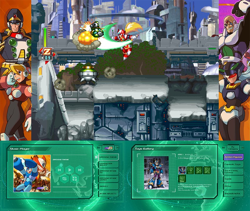 アクションゲームシリーズ２ ロックマンX アニバーサリー コレクション 2」シリーズ4作品を