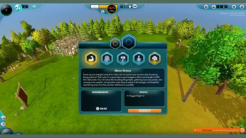 ユニバーシム（The Universim）」神の視点で惑星に文明を築きあげる