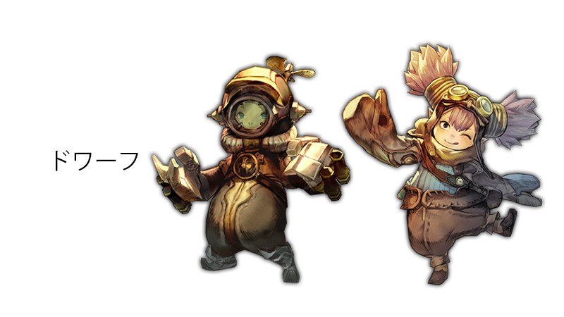 ドワーフのカール・デーン(左)とキャナル(右)
